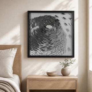 Fish Whirlpool Shadow Box Wall Decor