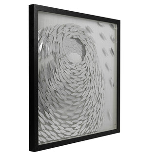 Fish Whirlpool Shadow Box Wall Decor
