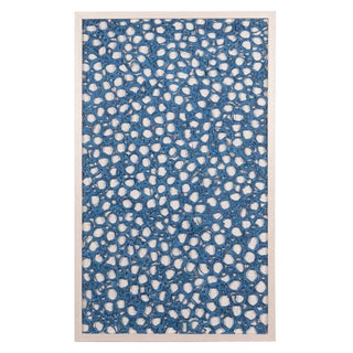 Handmade Blue Paper Mache Wall Art Shadow Box Wall Decor