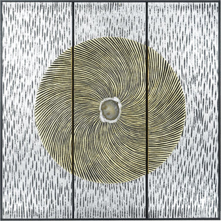 Abstract Pine Wood Carving Wall Decor