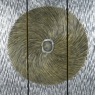 Abstract Pine Wood Carving Wall Decor