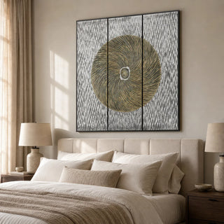 Abstract Pine Wood Carving Wall Decor product view 5