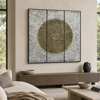 Abstract Pine Wood Carving Wall Decor product view 4