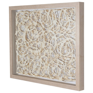 Ivy Bronx Abstract Paper Mache Wall Decor Shadow Box Wall Decor