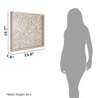 Ivy Bronx Abstract Paper Mache Wall Decor Shadow Box Wall Decor