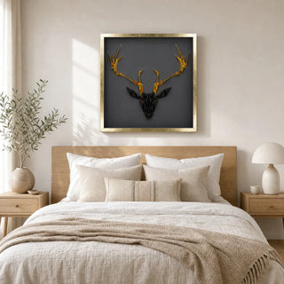 Origami Buck Shadow Box Wall Decor