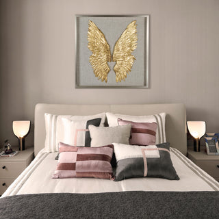 Gold Wings Shadow Box Handmade Wall Art Décor