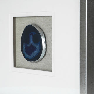 Handmade Agate Slice Shadow Box Wall Art Home Décor