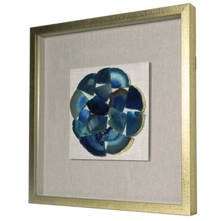 Handmade Shattered Agate Shadow Box Wall Décor