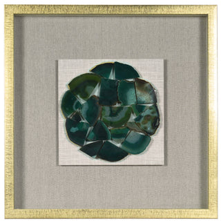 Handmade Shattered Agate Shadow Box Wall Décor