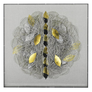 Leaf Pile Acrylic Shadow Box Handmade Wall Art Home Décor