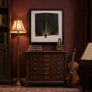 2-Tone Banana Leaf Shadow Box Wall Décor