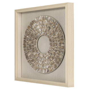 Pearl Oyster Shell Handmade Shadow Box Wall Home Décor