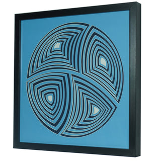 Multi-layered Handmade Geometry Art Shadow Box Wall Art Decor