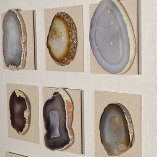 Assorted Agate Slice Wall Décor