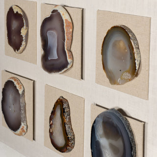 Assorted Agate Slice Wall Décor
