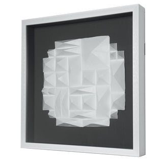 White Ridges Shadow Box Wall Décor