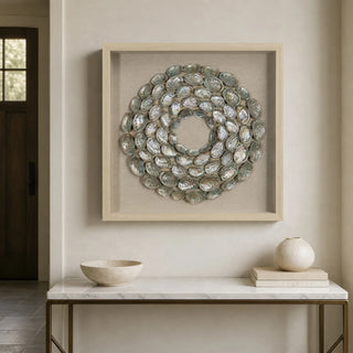 Abalone Shell Rings Shadow Box Wall Art Décor