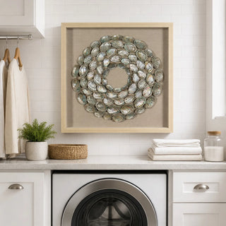 Abalone Shell Rings Shadow Box Wall Art Décor