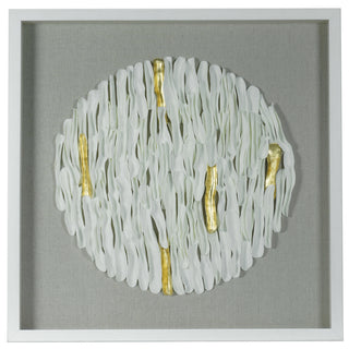 Handmade White Clay Shadow Box Wall Art Decor product view 16