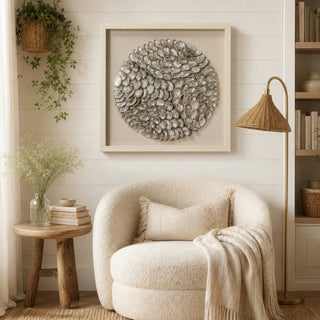Abalone Shell Handmade Shadow Box Wall Art Décor
