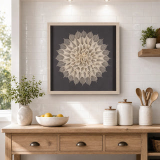 Tree Leaves Blossom Shadow Box Wall Decor Artwork