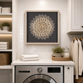Tree Leaves Blossom Shadow Box Wall Decor Artwork