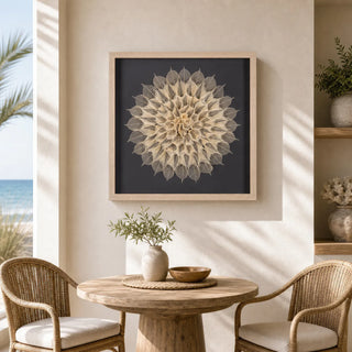 Tree Leaves Blossom Shadow Box Wall Decor Artwork