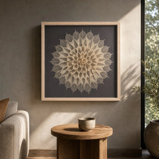 Tree Leaves Blossom Shadow Box Wall Decor Artwork