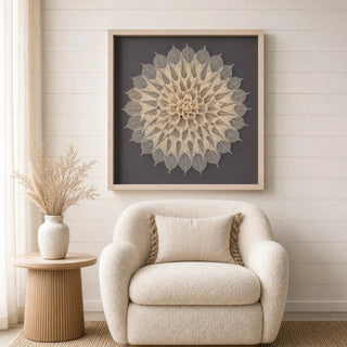 Tree Leaves Blossom Shadow Box Wall Decor Artwork