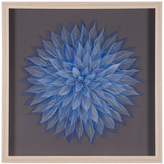 2 Tone Magnolia Tree Leaves Shadow Box Handmade Wall Decor