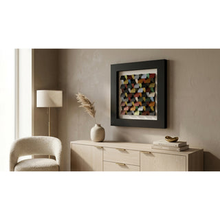 Edges 3D Geometric Shadow Box Wall Décor