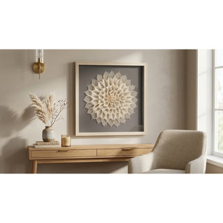 Tree Leaves Blossom Shadow Box Wall Decor Artwork