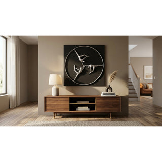Trisection Metal Wall Décor