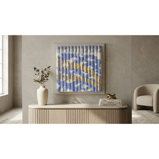 Color Splash on Xuan Paper Shadow Box Handmade Wall Art Home Décor
