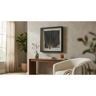 2-Tone Banana Leaf Shadow Box Wall Décor