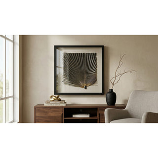 2-Tone Banana Leaf Shadow Box Wall Décor