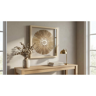 Weed & Sea Shell Shadow Box Wall Décor