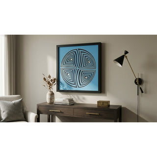 Multi-layered Handmade Geometry Art Shadow Box Wall Art Decor