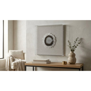 Crystal Sun Flower Shadow Box Wall Décor