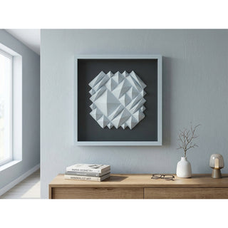 White Ridges Shadow Box Wall Décor