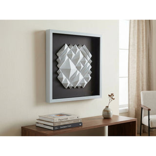 White Ridges Shadow Box Wall Décor