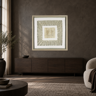 Yudeco scene illustration — dark contemporary living room. Product is a programmatic composite using same-SKU product photography. Asset: yd_MS46989_pdp_dark_contemporary_living_1x1_v4.png