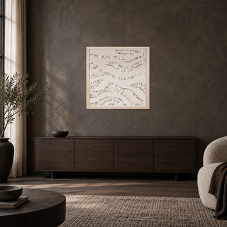 Yudeco scene illustration — dark contemporary living room. Product is a programmatic composite using same-SKU product photography. Asset: yd_MS47014_pdp_dark_contemporary_living_1x1_v3.png
